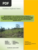 Conservación biodiversidad bosque húmedo Constitución