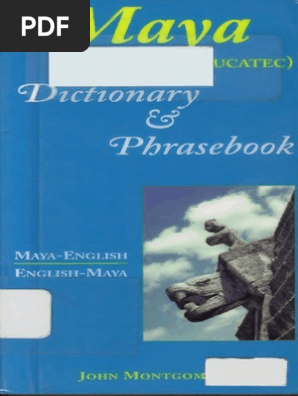 Yucatec Mayan Dictionary And Phrasebook Grammatical Number Verb