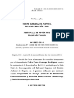 Corte Suprema de Justicia. Sentencia 09-Sept-2014