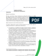 Carta Al Senador Barbosa para La Defensa de Los Derechos Sexuales y Reproductivos