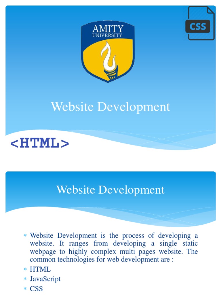 Website Development Basics and Techniques | PDF | Career & Growth ...