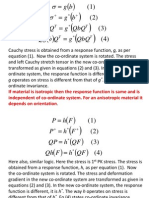 B G B G: - The Way G Operates On Stress Is Different From That of G - Eq (4) States Co