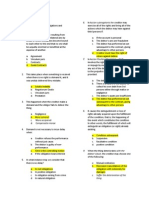 Multiple Choice Questions in Obligations and Contracts by Miles