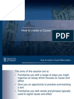 How to Create a Cause-efffect Outline
