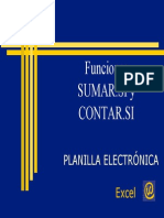 EXCEL comandos sumar y contar