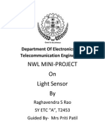 Mini Project ON LIGHT SENSOR