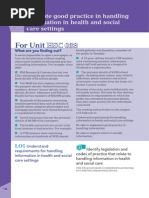 Download Promote Good Practice in Handling Information in Health and Social Care Settings by jdCarrancho SN245511024 doc pdf