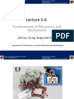 Lecture 5-6 Fundamentals of Mechanics and Mechanisms