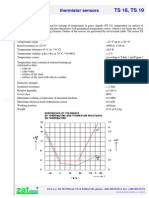 Zat - M TS 18, TS 19: Thermistor Sensors