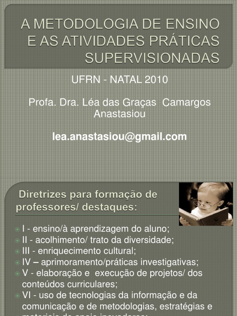 A Metodologia de Ensino e As Atividades Práticas | PDF | Pedagogia ...