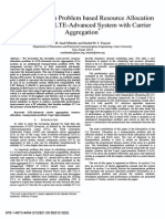 A Transportation Problem Based Resource Allocation Scheme For An LTE-Advanced System With CA