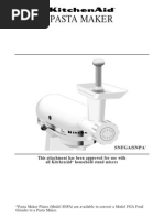 Download Use and Care Guide Pasta Maker - 9704319 by Philip Scofield SN245518858 doc pdf