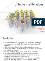 Evolution of Industrial Relations