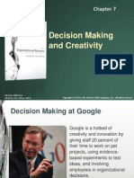 Decision Making and Creativity: Mcgraw-Hill/Irwin Mcshane/Von Glinow Ob 5E