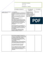 Planeamiento semanal de clases de III grado