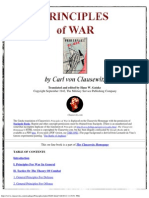 Clausewitz Principles Of War