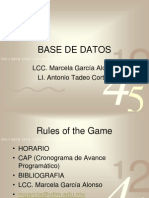 BASE DE DATOS I