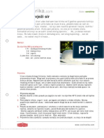 Domaci Svjezi Sir PDF