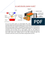 How Does and Electric Motor Work?: Diagram 1 Diagram 2