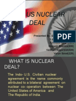 Indo-Us Nuclear Deal