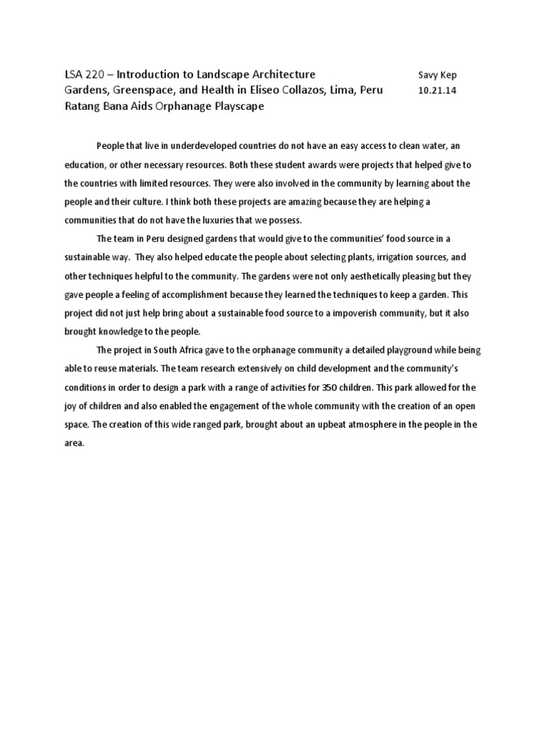 Lsa 220 Reflection October | PDF | Technology & Engineering