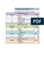 Ejercicio de Proyecto de Costo 1