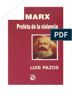 MARX Profeta de La Violencia - Luis Pazos PDF