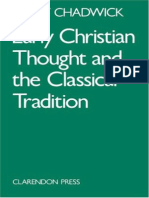 (Henry Chadwick) Early Christian Thought and The C
