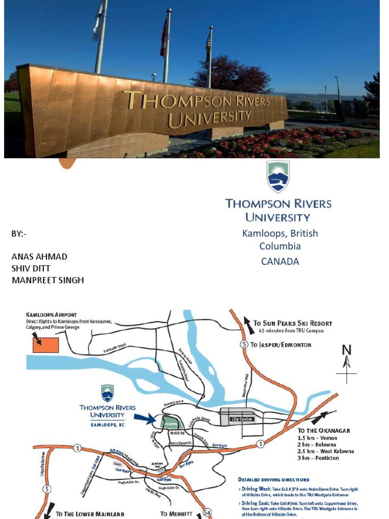 CAMPUS STUDY (Thompson Rivers Univ.) | PDF