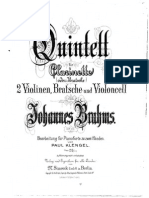 Brahms-Klengel. Clarinet Quintet Op. 115 (Piano Solo)