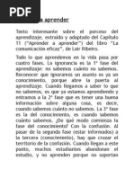 Acerca de Enseñar y Aprender