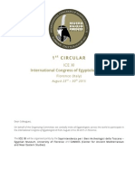 1 Circular: International Congress of Egyptologists XI