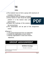 Group Assignment Form: Student's Guideline