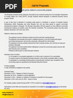 Download Call for Proposals - Small Grants by communicationsoffice SN245582566 doc pdf