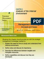 Analysis of The Internal Environment: Strategic Management