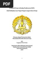 Download Makalah DKE Perspektif Eropa Terhadap Pembesaran NATO Studi Kebijakan Luar Negeri Negara-Negara Besar Eropa by Tangguh Chairil SN24558625 doc pdf