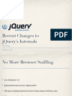 Recent Changes to jQuery's Internals