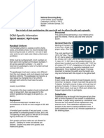 Handball: SOMI-Specific Information