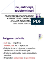 Antigene, anticorpi, imunodeterminari