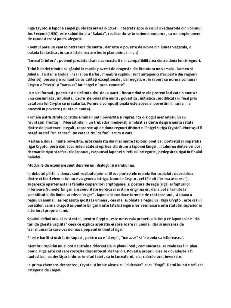 Riga Crypto Si Lapona Enigel | PDF