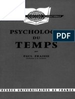Psychologie Du Temps - Paul Fraisse