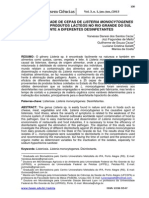 Susceptibilidade de Cepas de Literia Monocytogenes Isoladas Em Produtos...[p.100-111]