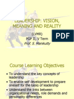 LVMR Course Presentation - IIMB