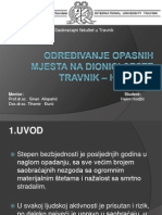 Određivanje Opasnih Mjesta Na Dionici Ceste Travnik - Han Bila