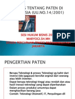 Sekilas Tentang Paten 2013