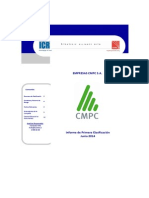Empresas CMPC - Informe de Primera Clasificación - Junio 2014