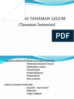 II. Budidaya Tanaman Legum