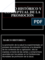 Promocion de La Salud, Marco Historico