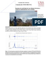 Observaciones de deformación de la corteza.