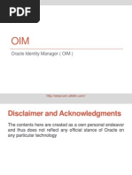 OIM Oracle Identity Manager at Glance